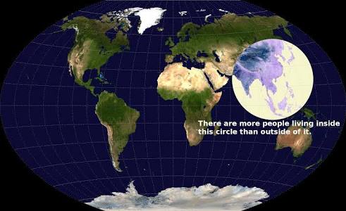 Prajaret's tweet photo. #TIL 
"There are more people living inside this circle than outside of it"
~ https://t.co/srlweDGLKX https://t.co/4uNtKcgVa2