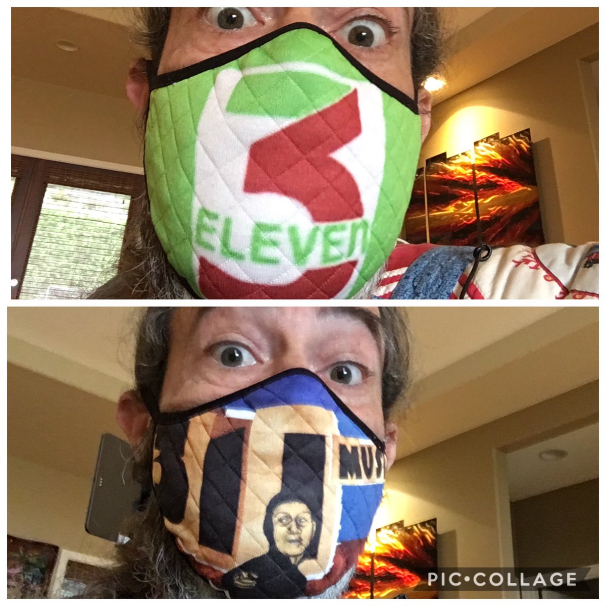 CJisthe311est's tweet photo. Officially ok to leave the house now. #excitableprotection #socialdistancething #masked @311 @pnut @NickHexum @YoureA311FanIf https://t.co/TsXsiNbLpH