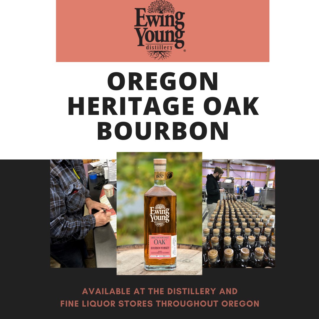 DistilleryEwing's tweet photo. #number1seller #bourbon #smooth #rich #round #caramelly #ryespice #dailysipper #sippingwhiskey #whiskey #whiskylife #oregoncraft #oregondistillery #ewingyoungdistillery https://t.co/aPOBqtPQUY