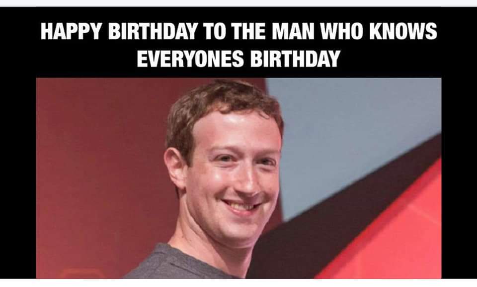 Happy birthday Mark Zuckerberg, God bless you   