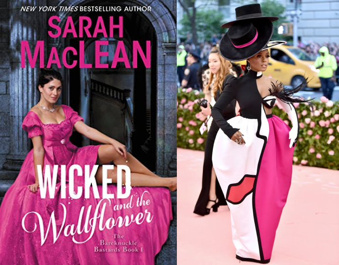 Wicked and the Wallflower by  @sarahmaclean as Janelle Monae in Christian Siriano (2019)  #RomanceCoversAs