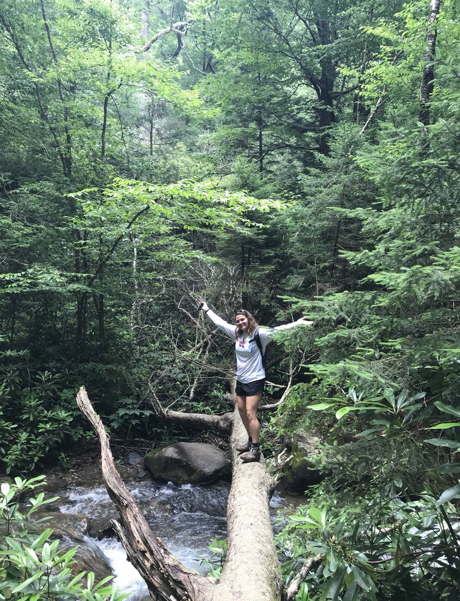 KaylaButOnline's tweet photo. Hiking the @GreatSmokyNPS and white water rafting Pigeon River. Lots of laughs and Shania Twain jams on this celebratory college graduation road trip circa 2018. #REImember https://t.co/TYfvMJQDzF
