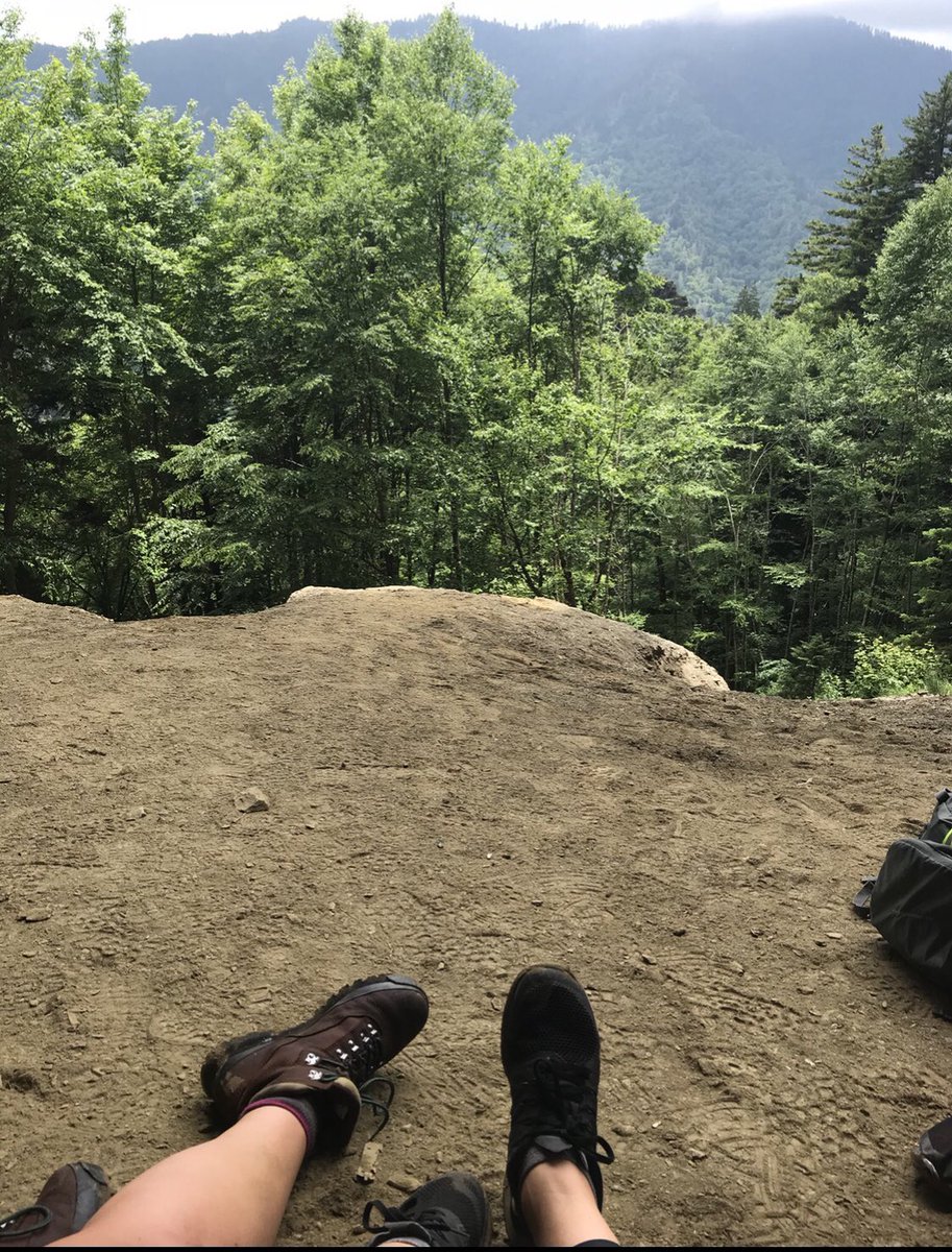 KaylaButOnline's tweet photo. Hiking the @GreatSmokyNPS and white water rafting Pigeon River. Lots of laughs and Shania Twain jams on this celebratory college graduation road trip circa 2018. #REImember https://t.co/TYfvMJQDzF