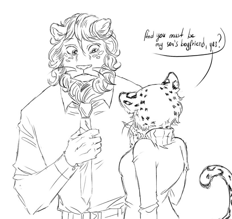MikoBeastars's tweet photo. ❝ How long have you boys been dating~? ❞ https://t.co/7sLvuBdoGC