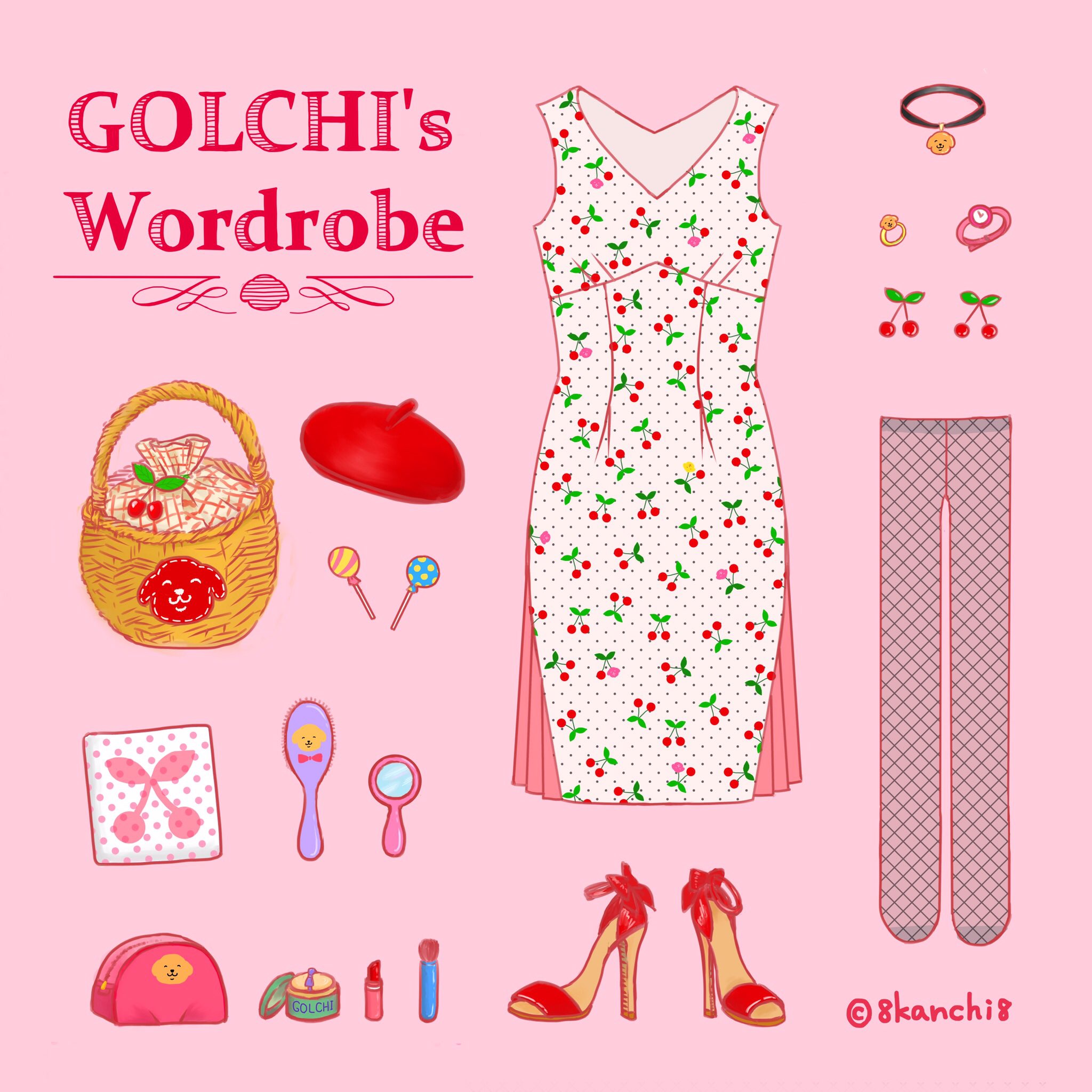 8kanchi8 かんち おでかけ気分 ごるち ゴールデンレトリーバー ゴールデンレトリバー Goldenretriever イラスト好きな人と繋がりたい イラスト おしゃれ クローゼット Illustration T Co Aqppq5clli Twitter