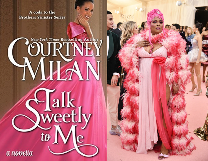 Talk Sweetly to Me by  @courtneymilan as LIzzo in Marc Jacobs (2019)  #RomanceCoversAs