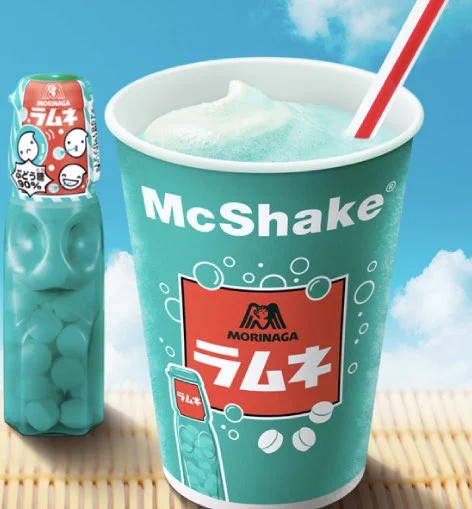 5月20日発売！ひんやりスイーツ、森永ラムネとマックシェイクのコラボ実現！