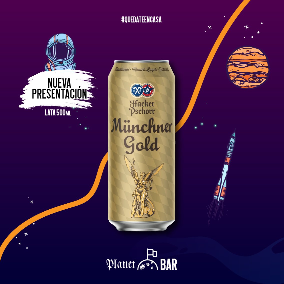 planetbarpy's tweet photo. Hacker-Pschorr Münchener Gold. 5,5% ABV. UNA BUENA CERVEZA! https://t.co/Z2nY062iXQ
