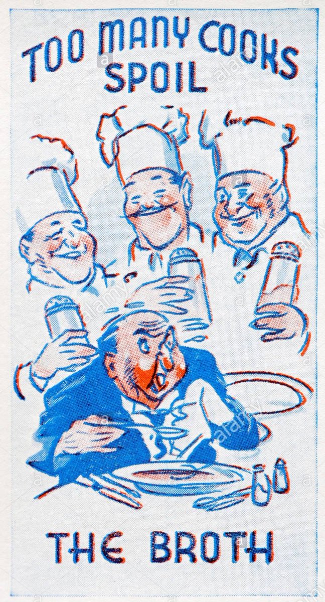 #colazione coi proverbi: Troppi cuochi rovinano il brodo.
Proverbio americano
#scritturebrevi