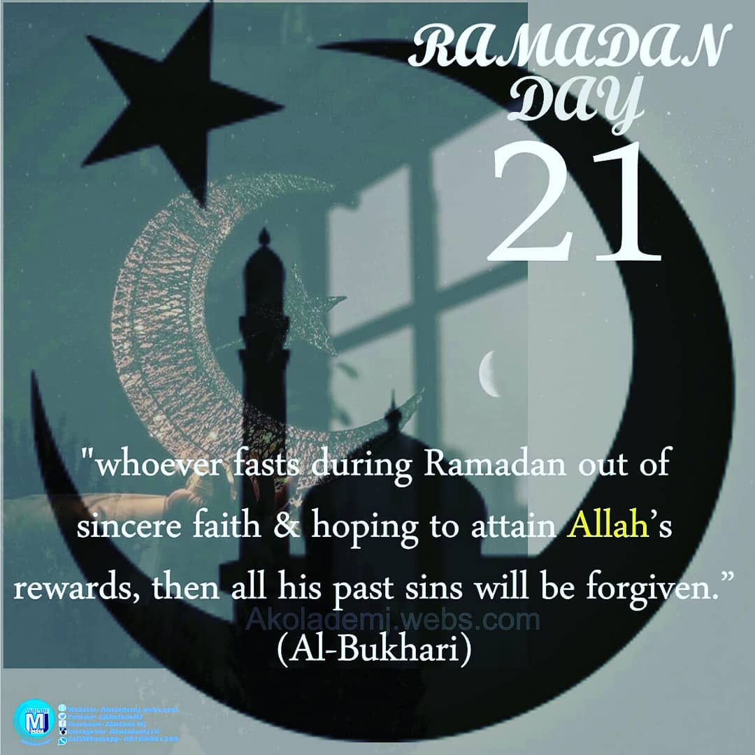 AkoladeMj_says's tweet image. #Ramadan DAY 21
