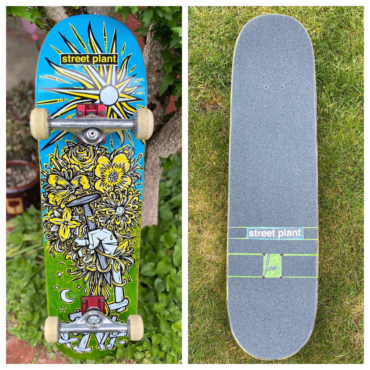 cbdbnb's tweet photo. Setup a new board and loving it so far! @StreetPlant! #skateboard #letsgo https://t.co/qZDlrHSC89 https://t.co/neBpPtYb5G