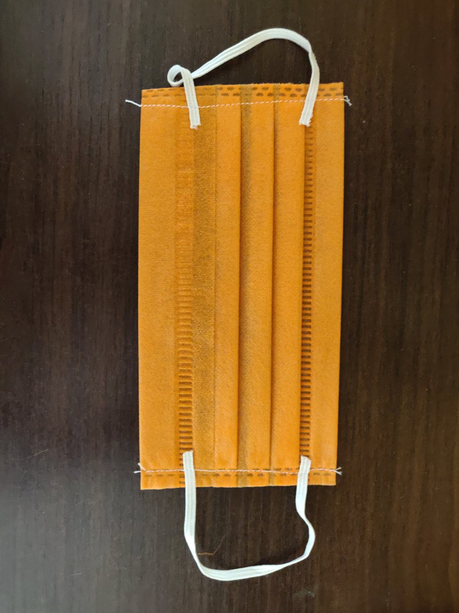 shreeshahs's tweet photo. Recently bought saffron mask as a kesari mask movement,but as far as the quality concerned it could have been much better. @Tejasvi_Surya kindly look into this as your the brand ambassador. #maskmovement #saffronmask #AtmaNirbharBharatAbhiyan #COVID #instantbusiness https://t.co/hskgX5o21b
