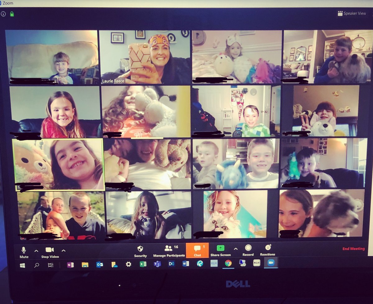 Mrs. Reece, a @McCormickElem 1st grade teacher, holds Pajama Party Story Sessions in the evenings with her students.

They read stories together in their pj’s and munch on popcorn. Often families &amp; furry friends join in the fun, too!

#TeachWithMEAning #WeLoveMCM #StoryTime