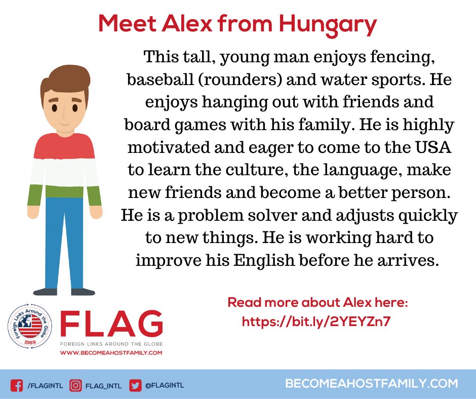 jc12999's tweet photo. Looking for some #goodnews, something #fun to look forward to? Try #hosting an #exchange student. Tons of fun! https://t.co/Jo7lBaYhhs
