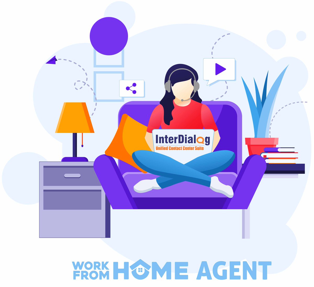 teckinfoindia's tweet image. In times of disaster, agents need to work from home but the organization needs the right technology to help agents perform to the best of their abilities #workfromagent #contactcentertechnology #callcentersoftware #covid19 #InterDialogUnifiedContactCenterSoftware