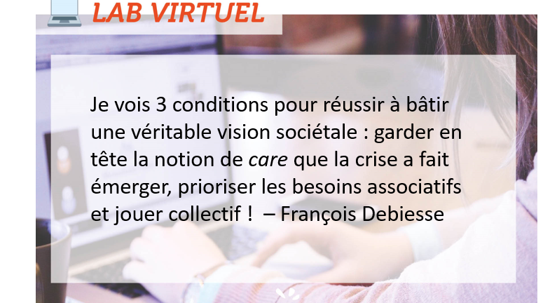 ADMICAL's tweet photo. François Debiesse conclue ce premier LAB Virtuel #labadmical https://t.co/q3WldZwNbF