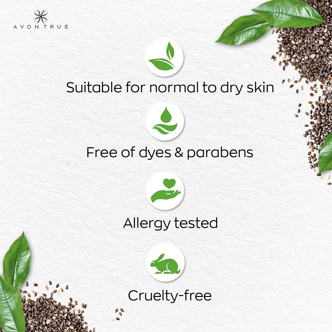 AvonIndia's tweet photo. A moisturized face is a happy face! Get skin that looks and feels hydrated instantly with Avon True #NutraEffects Hydra Boost Regimen. Formulated with chia seeds, OMEGA 3 acids, and vitamins & minerals, it makes your skin moisturized and hydrated. https://t.co/tSiMZRgLSy