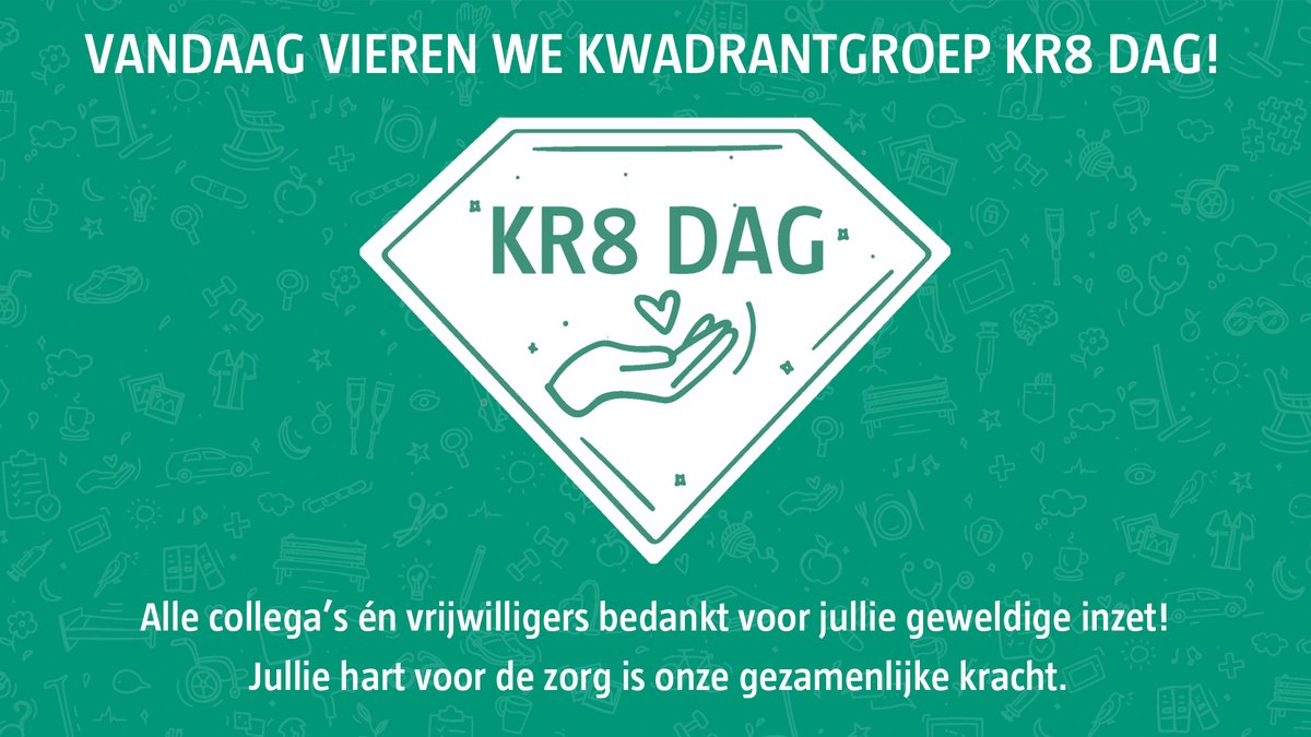 Vandaag vieren we KwadrantGroep Kr8dag!