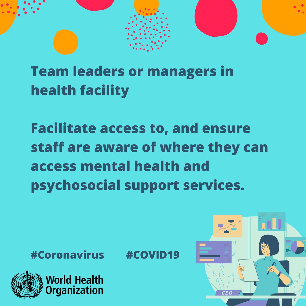 Demand from frontline health-care workers  for psychological support is high.Heavy workloads, life-or-death decisions, and risk of infection are sources of stress.  #LetsTalk  