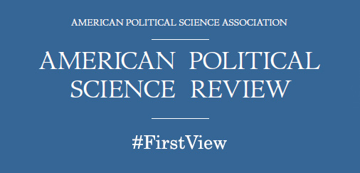 #FirstView from #APSR - Political Secularism and Muslim Integration in the West: Assessing the Effects of the French Headscarf Ban - ow.ly/4lXG50zFU78 - @a_abdelgadir & VASILIKI FOUKA