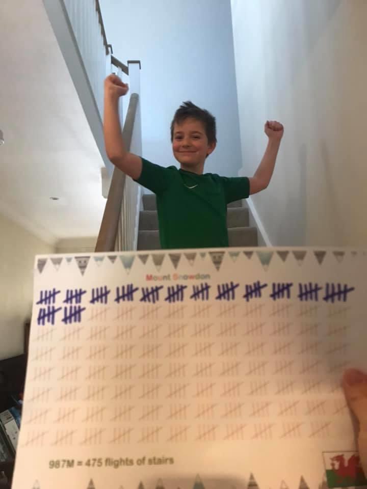 8thHendonScouts's tweet photo. This week Alfred is climbing the equivalent of Snowdon using his stairs at home and he’s already half way up! 🥾🏔

Please donate if you can, every bit of his money raised goes towards our new Scout HQ https://t.co/koKNYn1Yth https://t.co/ZN6GnV5IsV