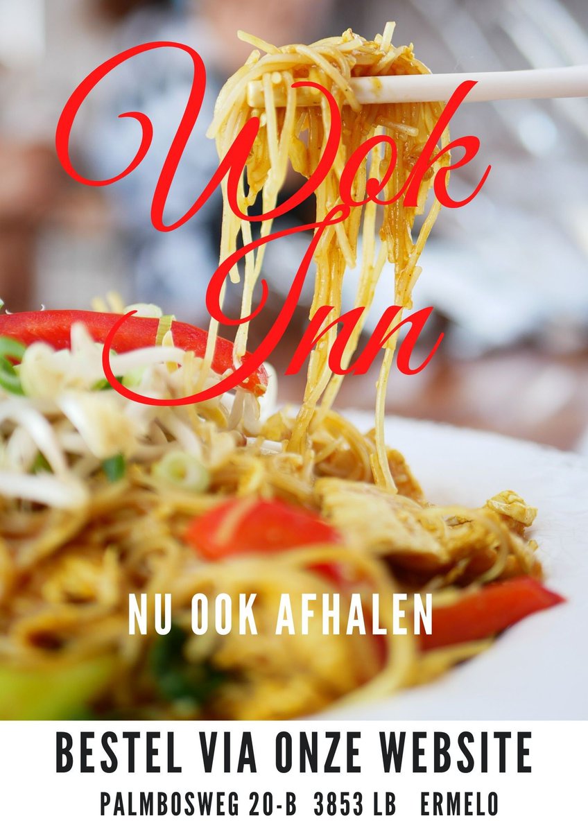 Uw lekkerste gerechten nu weer te bestellen bij Wok-Inn <a href="/GemeenteErmelo/">Gemeente Ermelo</a> #ermelo #sushi #wereld #gerechten #oosters #wok ermelo.allesvan.nl/nieuws/detail/…