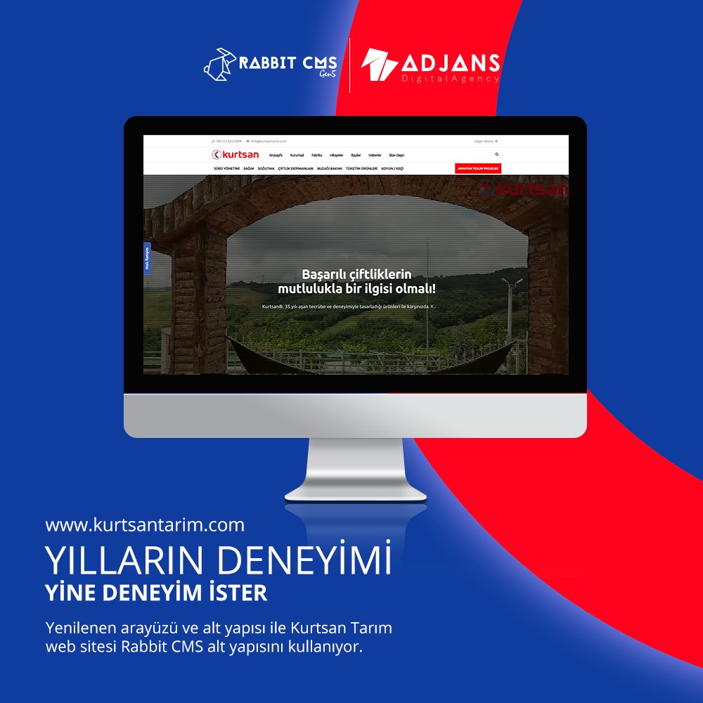 AdjansDigital's tweet photo. Yılların deneyimi, yine deneyim ister🌾

Yenilenen arayüzü ve alt yapısı ile Kurtsan Tarım #web sitesi Rabbit CMS alt yapısını kullanıyor.✔️

https://t.co/OUztbYPubH

#adjansdigital #websitesi #webtasarim #webyazilim #mobiluygulama #webdesing #digitalajans #onlinemarketing https://t.co/FL5rLMOCpa