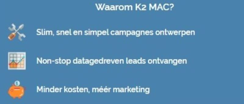 K2_DM's tweet photo. Waarom ook alweer? Meer info over K2 MAC en free trail op https://t.co/xq4aAUO0aj https://t.co/9PyfIGnq41