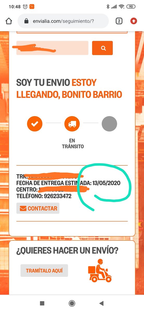LadyWasaby's tweet photo. @envialia_es el paquete iba a llegar el 12, lo cambié para el 13...hoy ya es 14 y no tengo nada. En la oficina que me corresponde no cogen el teléfono. Me explicáis que hago? Pagar por un servicio implica recibir ese servicio,sabéis? La web lleva así desde ayer... https://t.co/B4dOfeZ7YT
