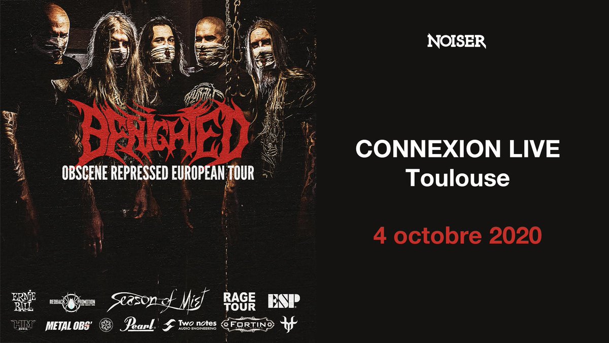 BENIGHTED
Le 04/10/20 au Connexion Live, Toulouse (31)
<a href="/ConnexionLive/">Connexion Live</a> 
Infos : sueurdemetal.com/detail-concert…