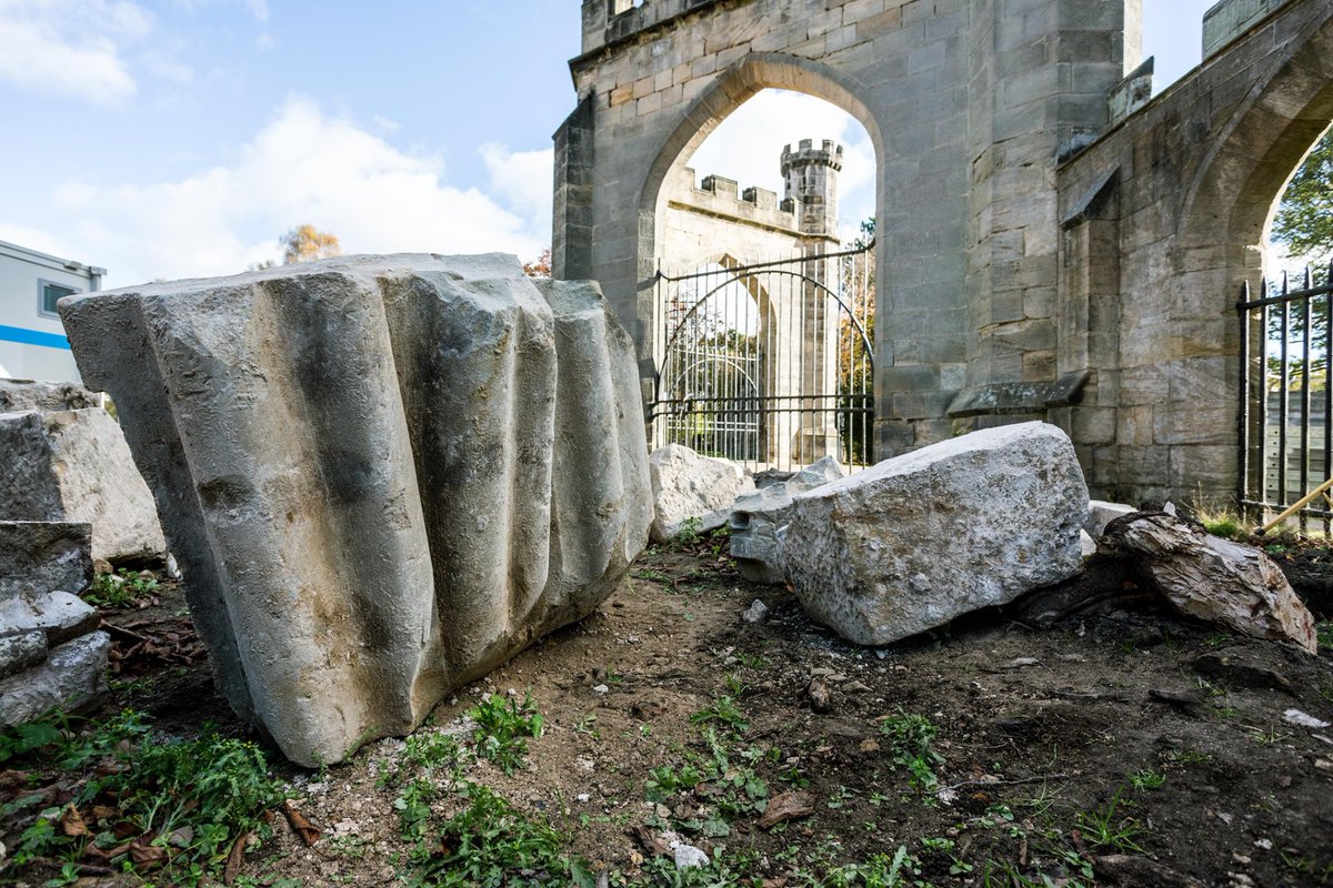 aucklandproject's tweet photo. It's #MuseumWeek and today is all about memories. These photos capture special moments from the last few years, including the reopening of Auckland Castle, a visit from @BBCBreakfast and the discovery of Bek's medieval chapel. What are your favourite memories? #MuseumMomentsMW https://t.co/ikEcD3a2SA