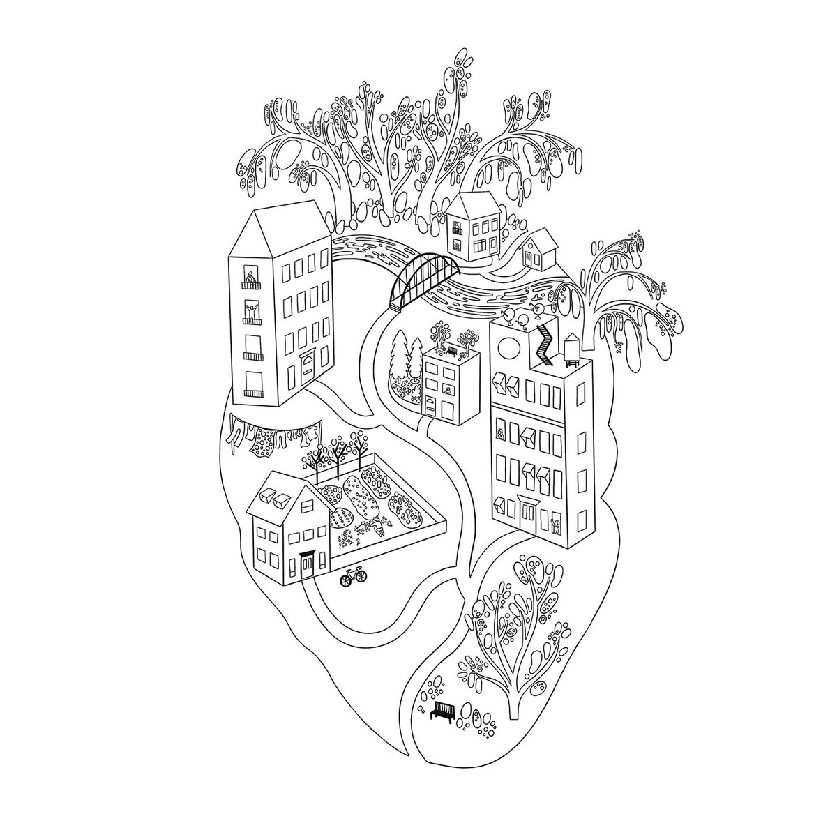 This Morning's Heart At Home artwork was created by the wonderful <a href="/farrell_nic/">Nic Farrell</a> , in support of the #HeartAtHome public art project, raising awareness of organ donation and supporting the transplant community.
