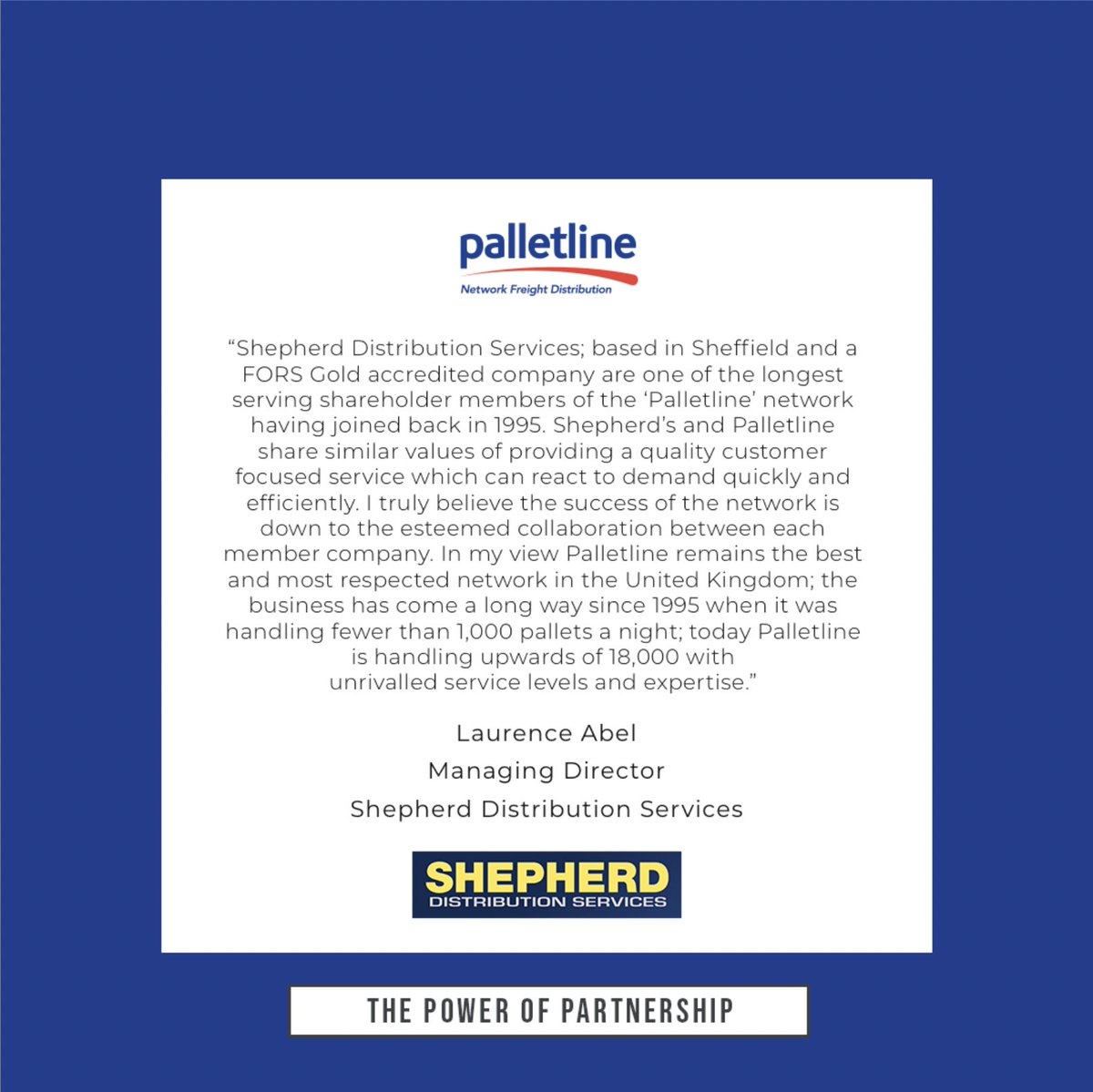 palletline's tweet photo. The Palletline brand is what our members say about us...
#membertestimonial #teampalletline #palletlineservice #wednesdaymotivation #qualitynetwork #keepontrucking   #contactourteamtoday #Thursdaythoughts #Thursdaymotivation #decisionmadeeasy https://t.co/C4tMJvLQzG