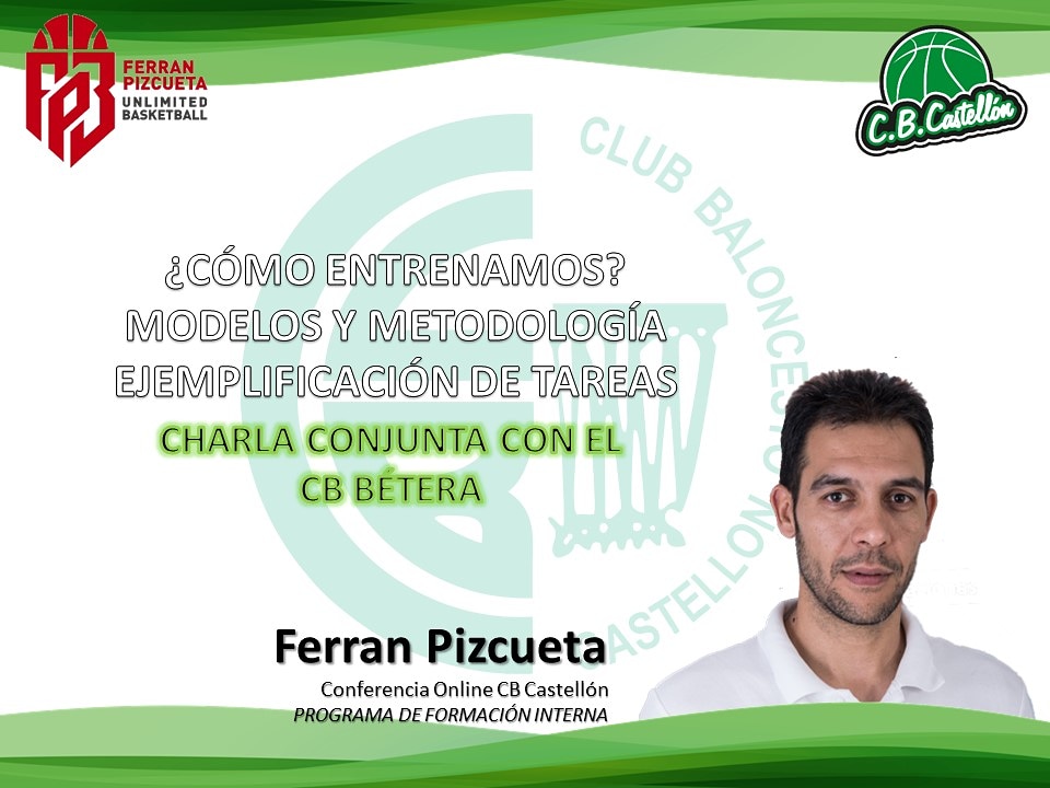 A las 17h disfrutaremos de una gran sesión de formación junto al <a href="/cbbeteraescuela/">C.B. BÉTERA</a>. El ponente será @FerranPizcueta, referente en el basket de la C. Valenciana, director técnico de la Academia Marina Ferragut y creador del proyecto FP UNLIMITED BASKETBALL. #UnEquipUnClub #GoCBC