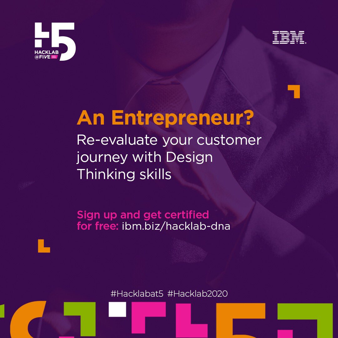 hacklabfdn's tweet photo. Why don't you take a couple of hours to explore a challenge your company is facing with IBM #DigitalNationAfrica platform for free?
Design Thinking is more than a buzz word. It is a practical way to solve problems.
Sign up here: https://t.co/0Gc6bDqAbO
#Hacklab2020 #ibmdna https://t.co/kv0t3TIUnN
