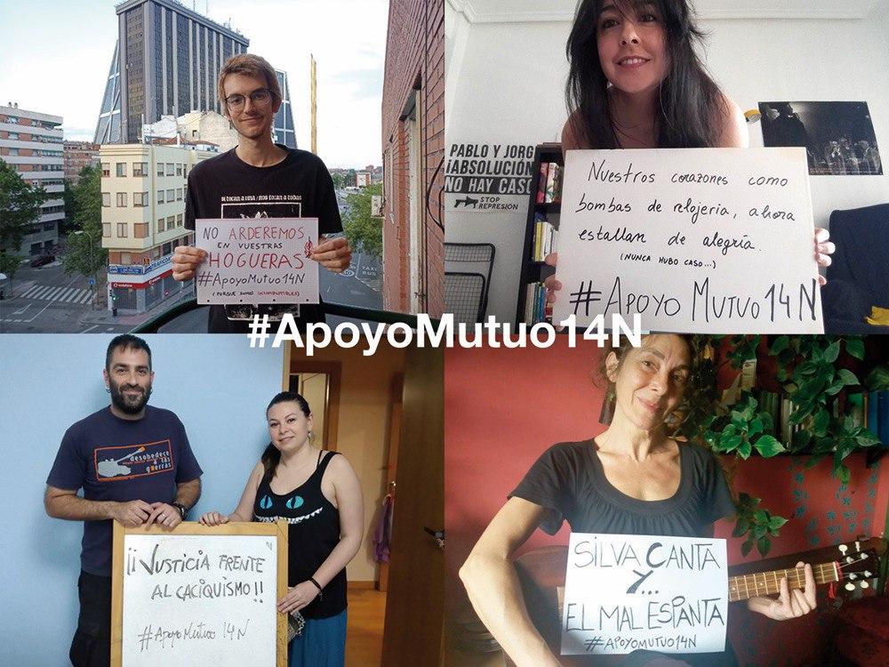 Fecha límite: Este Domingo 17 · 23:59h⚠️
¿Nos Has Mandado ya tu foto de respuesta a
la Resolución del No Caso 14N?
📺Con todas ellas haremos un Video Colectivo
🙌Incluye la etiqueta #ApoyoMutuo14N🙌
¡Participa!
youtu.be/EVpXsG2IqD4