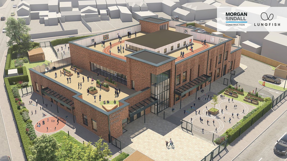 LFarchitects's tweet photo. We’re excited to announce that planning permission has been granted for a brand new, city centre #primaryschool in #Derby. This innovative, urban school will create more than 300 pupil places for the new Castleward #regeneration area. Discover more at https://t.co/hPm8zPKLFA https://t.co/wYuJQwoEFX