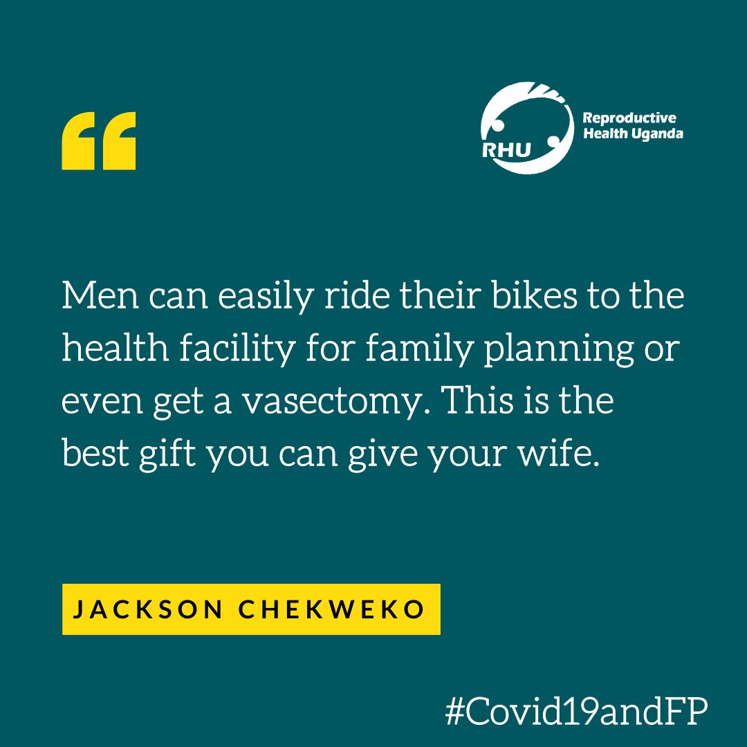 On #MaleInvolvement @JChekweko had this to say'..

@nbstv #COVID19andFP @SexualityHub