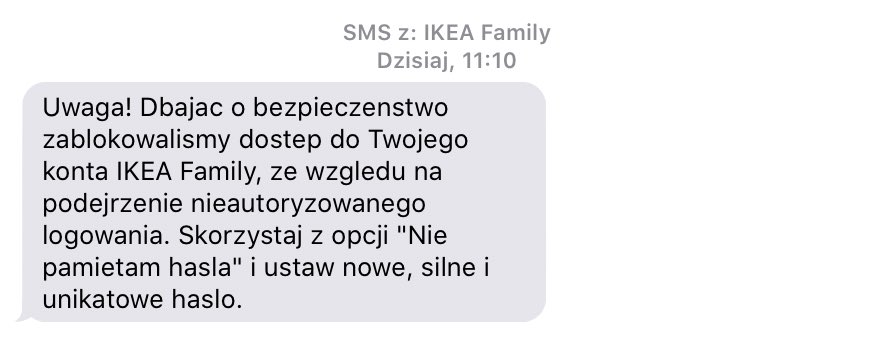PokolenieSmart's tweet photo. Też dostaliście wiadomość od #IKEI? Czyżby jakiś atak na bazę i prewencyjna zmiana hasła? https://t.co/MDPh8tb1lD