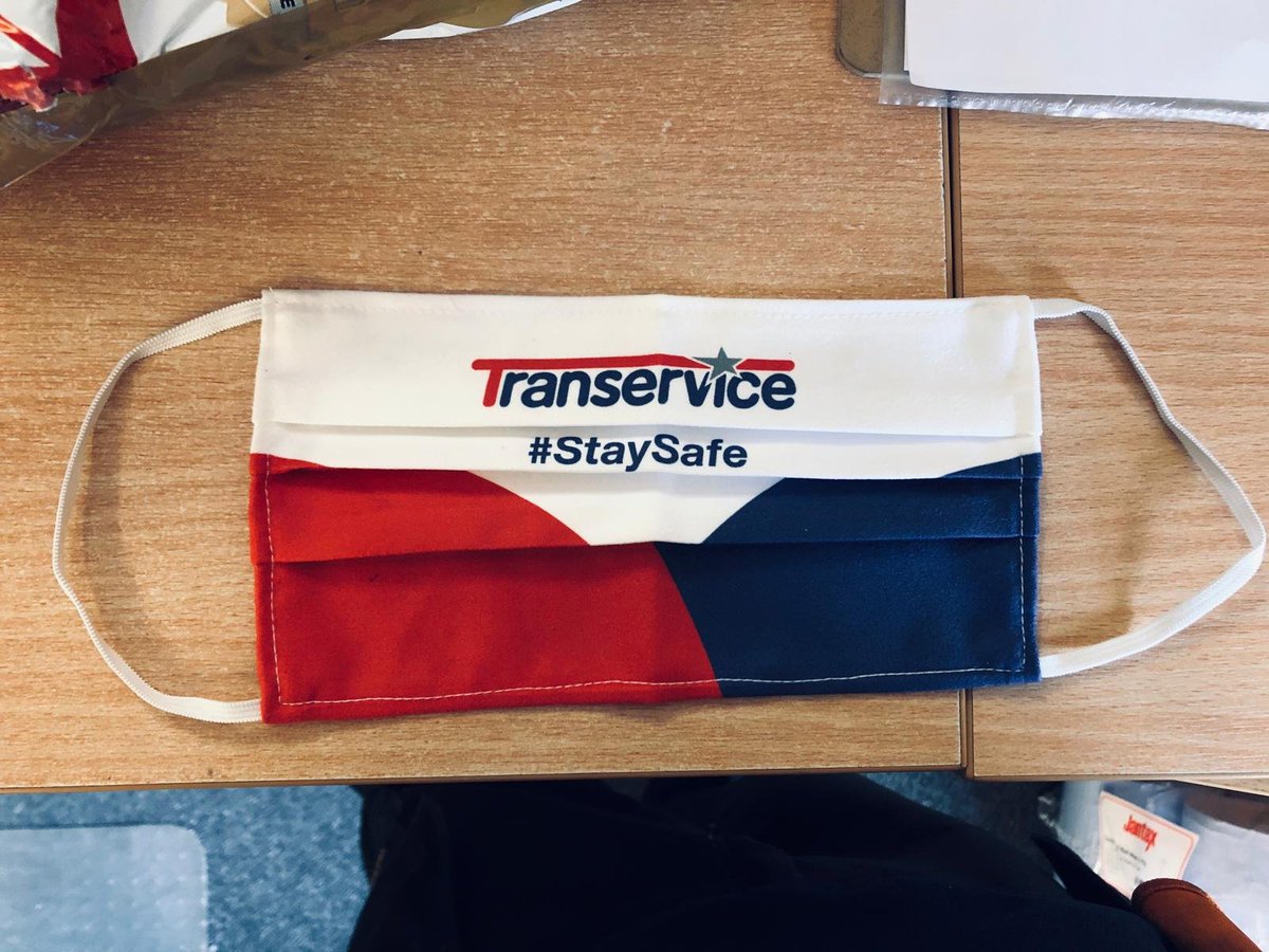 emmasimpson74's tweet photo. Face masks have arrived! Many thanks to @hotlinegroup for the prompt service. #transervice #staysafe https://t.co/m4ZbFzlv8c