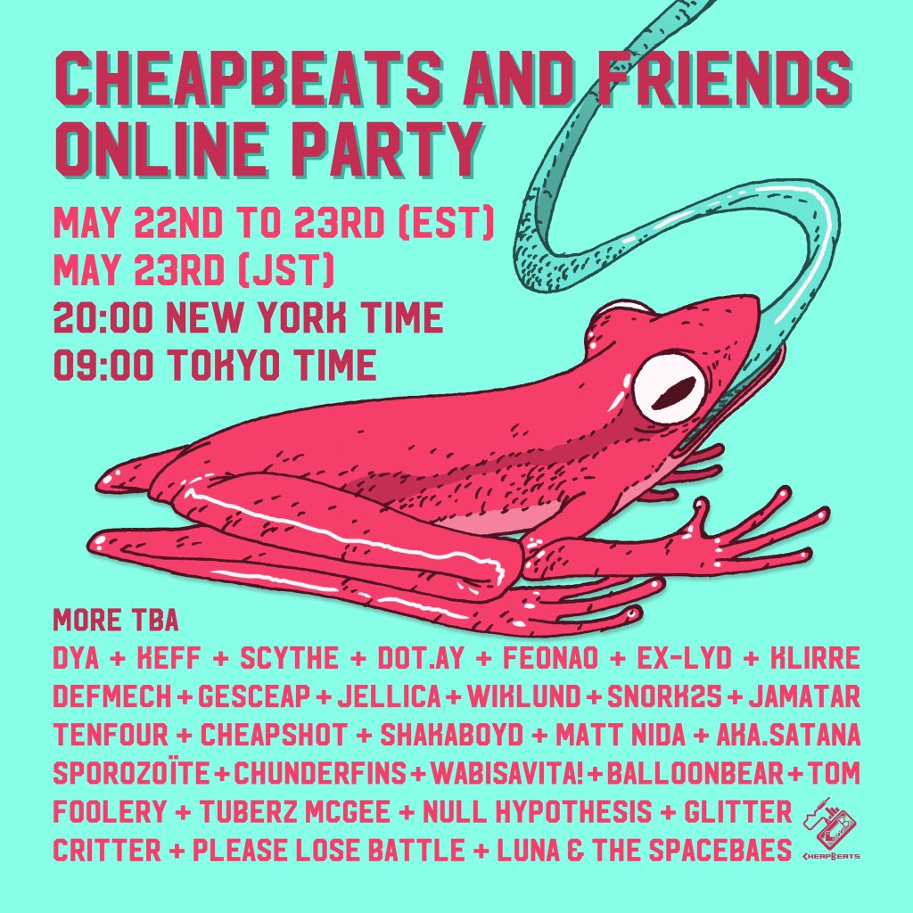 Our most ambitious party ever 🎉 
Details: facebook.com/events/s/cheap…
Cover by <a href="/Klirre8bit/">𝔎𝔩𝔦𝔯𝔯𝔢</a> 🐸