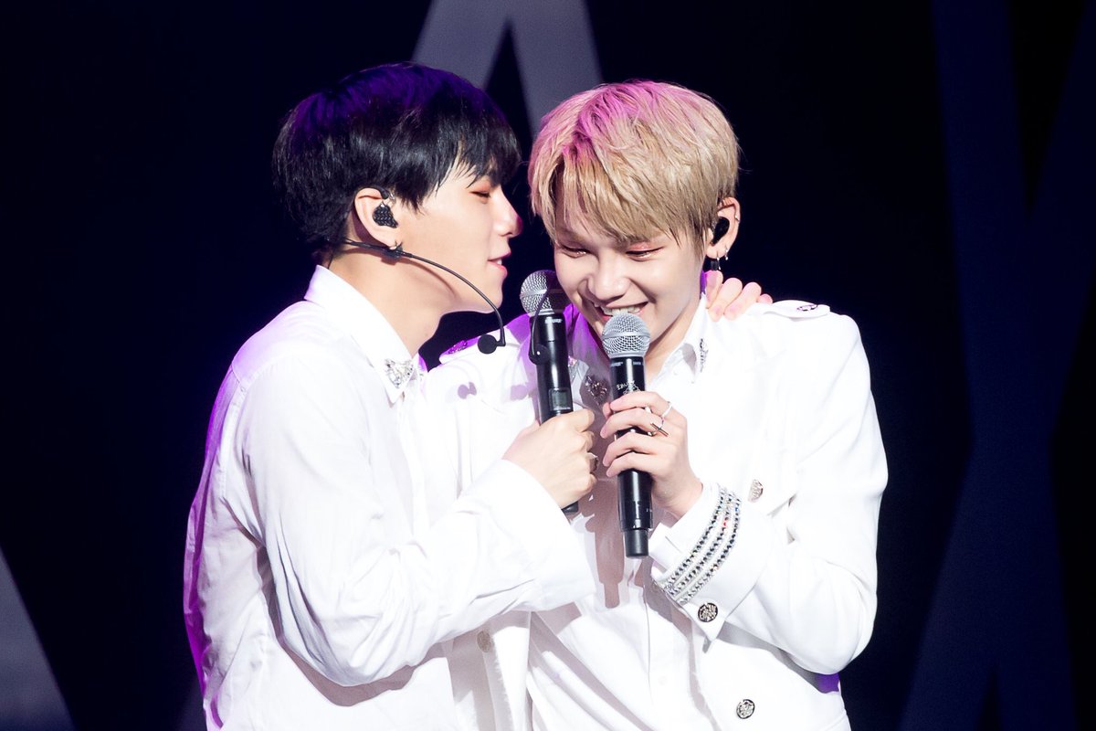 jbj233's tweet photo. #もう付き合っちゃえよーという二人

この二人に勝る者なんて
いないと思うの、うん。

ファンミで『二人の結婚はいつですか？』なんて質問出るくらいですもん

#JBJ #JBJ95 #ケンタ #サンギュン https://t.co/YG5uG5vv1X