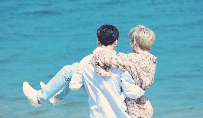 jbj233's tweet photo. #もう付き合っちゃえよーという二人

この二人に勝る者なんて
いないと思うの、うん。

ファンミで『二人の結婚はいつですか？』なんて質問出るくらいですもん

#JBJ #JBJ95 #ケンタ #サンギュン https://t.co/YG5uG5vv1X