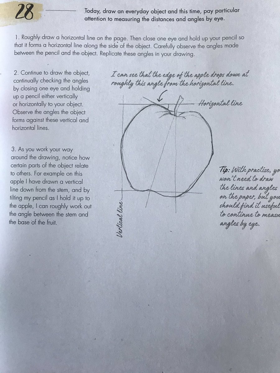 eveangel2001's tweet photo. Today’s challenge Draw an everyday object and this time,pay particular attention to measuring the distances &amp; angles by eye @Tcsoa_Art @tcsoahl @PKCEducation https://t.co/rv2wRXZaIn