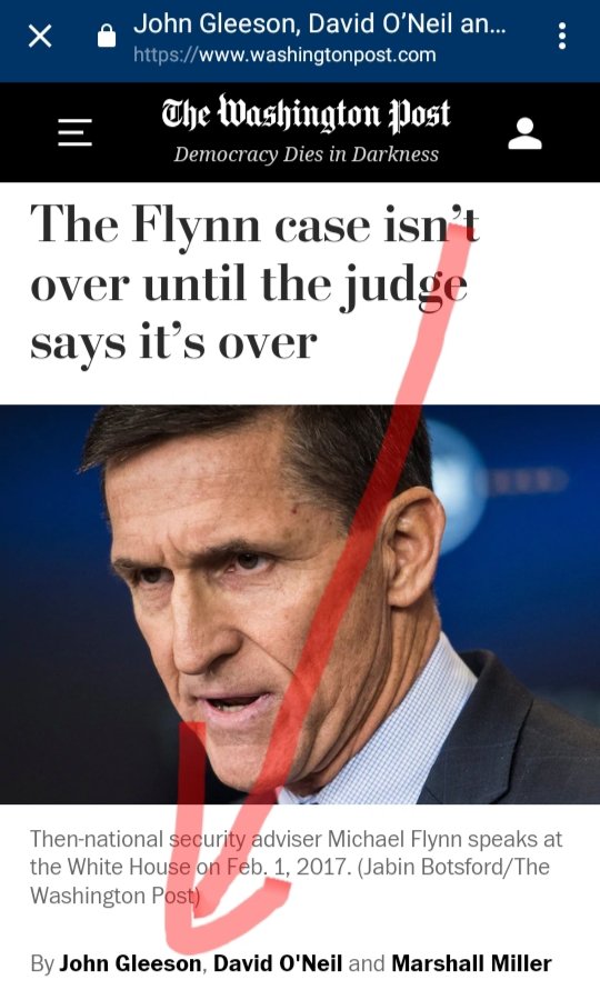 HustusMichael's tweet photo. The anti-Trump lawyer who wrote the scathing op-ed condemning Gen Flynn, AG Barr & Trump,
Is the same man that Judge #Sullivan just appointed to attack #Flynn under the guise of an
Amicus Curiae brief
#JohnGleeson
Who also happens to represent former Obama Dep AG Sally Yates. https://t.co/hqL3lENW0A