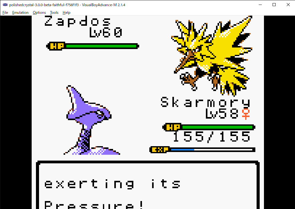 Tt5074 Twitter પર Pokemon Polished Crystal Faithful サンダー イワヤマトンネルから無人発電所 の近くに出られて捕獲できた 無人発電所ではlawrence ジラルダン とのイベントもあった