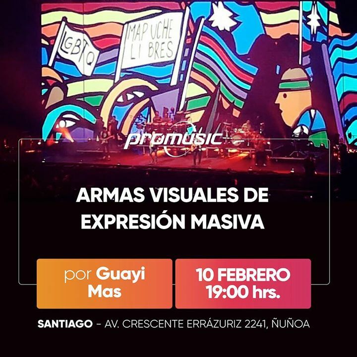 Todos invitados a una conversa gratis el próximo lunes. Inscripciones por EVENTBRITE.CL. eventbrite.cl/e/armas-visual… @promusic_cl