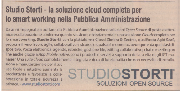 StudioStorti's tweet photo. Problemi con lo #smartworking ? @StudioStorti , partner da anni di numerose PA, offre la piattaforma #Cloud  #Zimbra &amp; @ZeXtras per essere sempre operativi e sicuri nella gestione del proprio lavoro anche da casa. L'articolo del @sole24ore ne illustra le peculiarità. https://t.co/K76n02wq9G