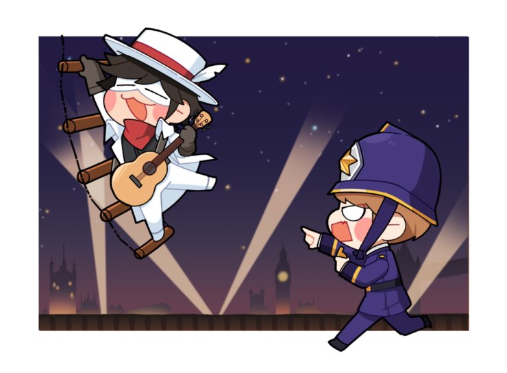 illust_ZHS's tweet photo. 괴도탐정 시리즈
1차:송현우, 강우빈
2차:홍산하, ���양궁
3차:김새봄, 하린
일러스트
(4차는 윤슬, 박수빈 이라고 합니다.) https://t.co/A58MJFz7dA