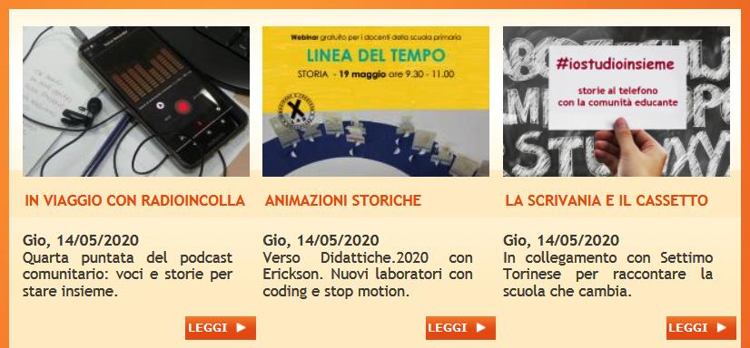 Oggi su mondodigitale.org condividiamo 
🎙️4° appuntamento con #RadioIncolla, il nostro #podcast comunitario nato con #OpenSpace <a href="/ConiBambini/">Con i bambini</a>  
💻 nuovi webinar aspettando #Didattiche2020 con <a href="/ediz_erickson/">Edizioni Erickson</a> 
📞storie al telefono con la #comunitàeducante #didatticaadistanza